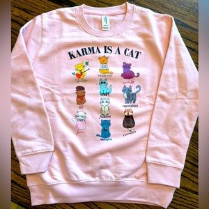 Swiftie Fans… Girls Pink Sweatshirt. Custom ordered on Etsy - M (7/8)